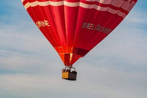 vol en montgolfière en Brabant Wallon
